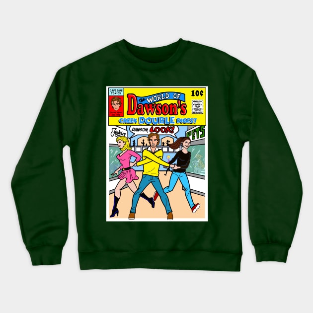 Dawson's Creek Comic Book Crewneck Sweatshirt by The Rewatch Podcast